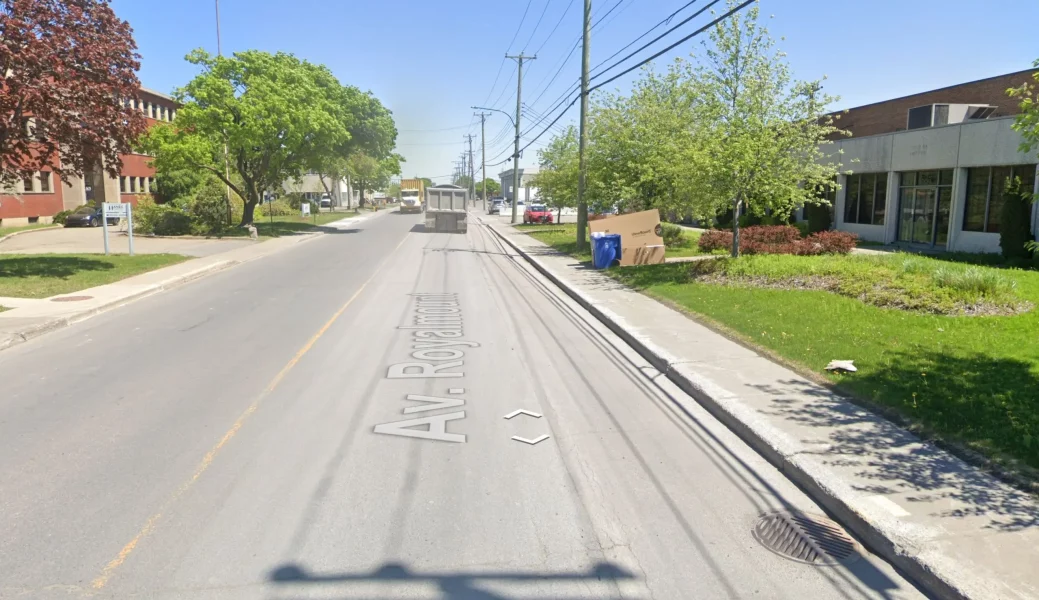 Chantier avenue Royalmount entre chemin Royden et boulevard Décarie direction est 2 - CSEM