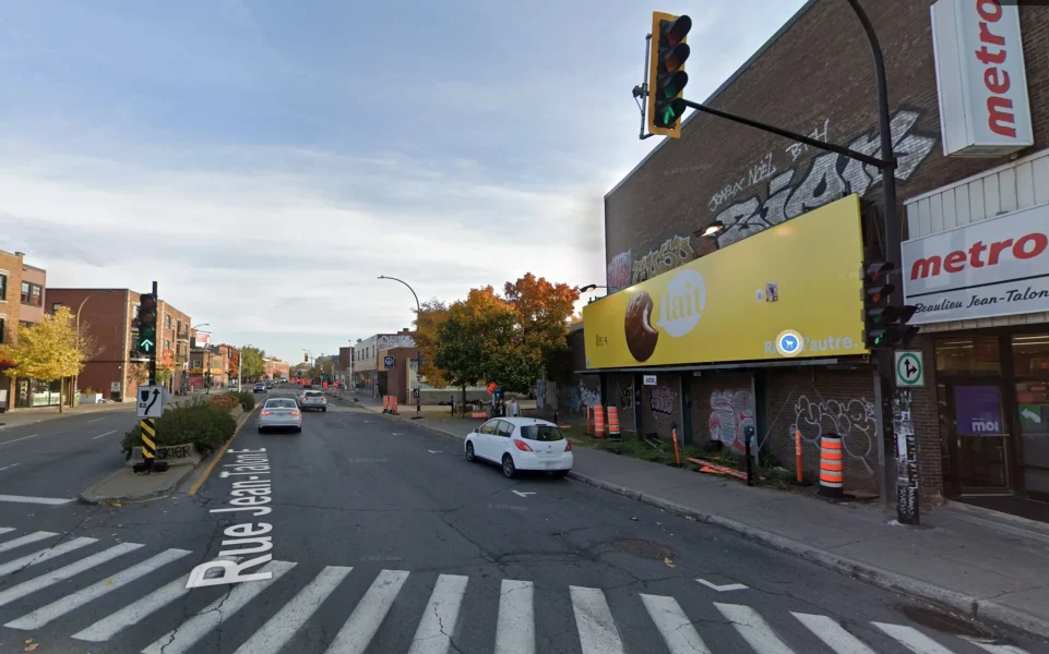 Chantier rue Jean Talon Est côté nord entre les rues Saint-Denis et Lajeunesse 2